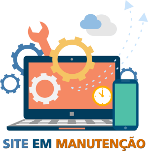 Imagem site em Manutenção